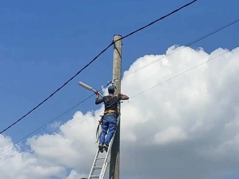 В казанских поселках установили 650 новых точек наружного освещения