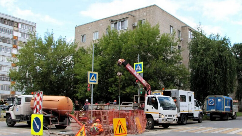 В Казани завершается реконструкция водопровода на участке от улицы Айдарова до улицы Симонова