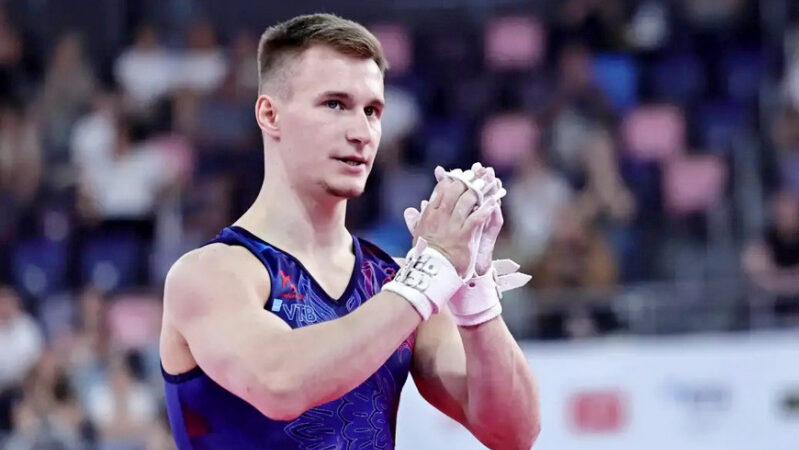 Даниел Маринов завоевал два золота на чемпионате России по спортивной гимнастике