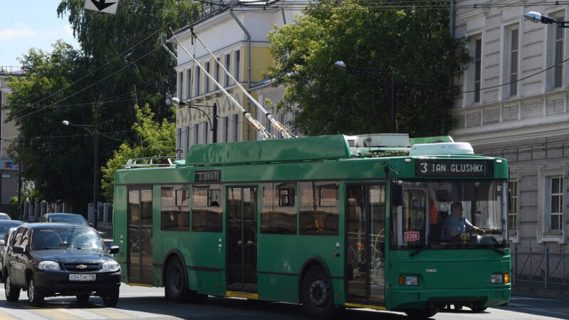 В Казани временно приостановлено движение троллейбусов №№5, 9 и 12