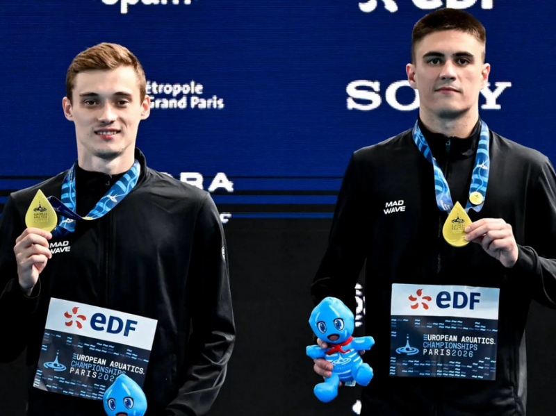 Татарстанский прыгун в воду Никита Шлейхер завоевал золото и серебро чемпионата Европы