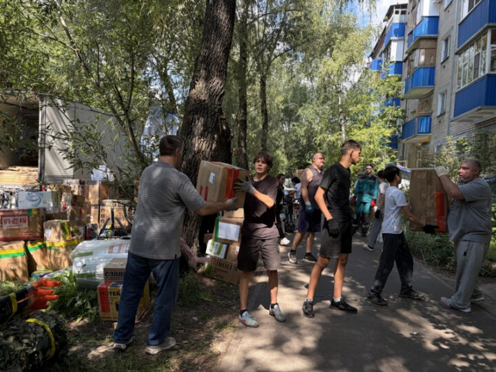 БФ «ZA мирное небо» отправил бойцам СВО турели, стройматериалы, мотоциклы и автомобили